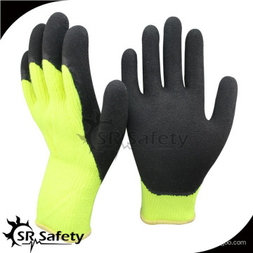 SRSAFETY doublure thermique gant en latex gommé par palme